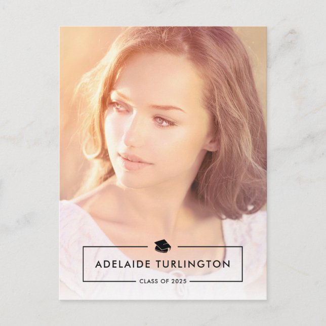 Carte Postale Superposition moderne simple Pleine photo Graduati (Devant)