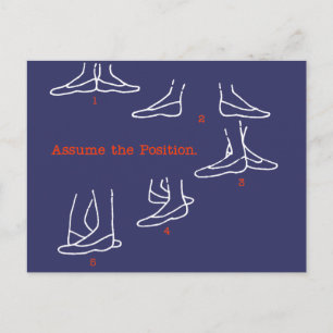 Carte Postale Supposons les cadeaux de ballet de poste