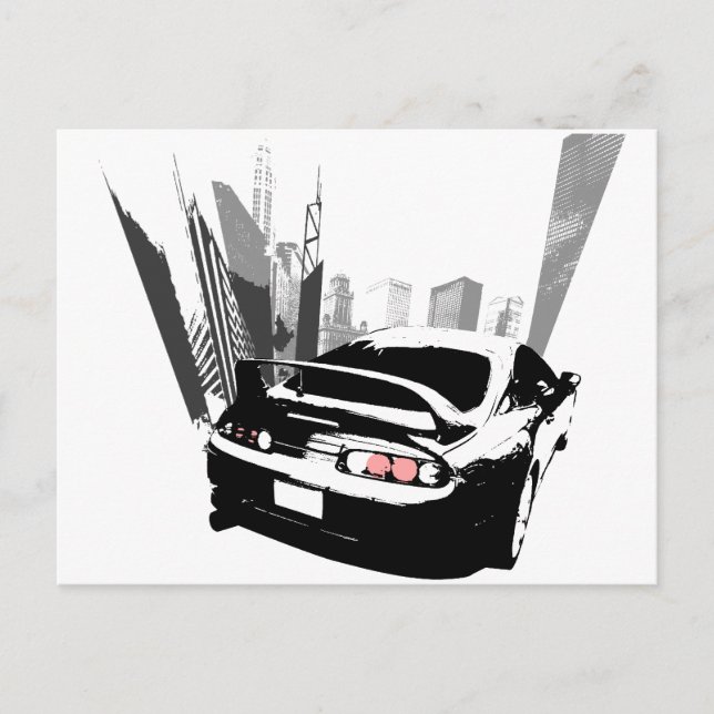 Carte Postale Supra Rollin' (Devant)