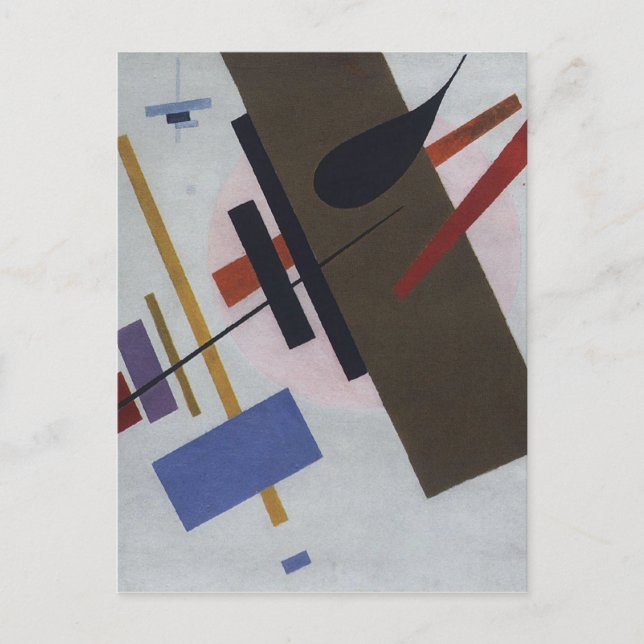 Carte Postale Suprematisme par Kazimir Malevich (Devant)