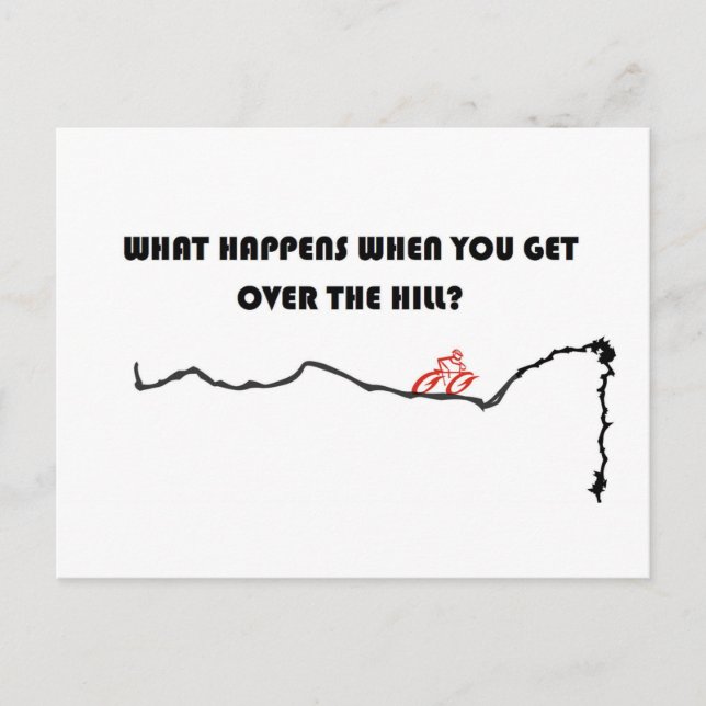 Carte Postale Sur la colline (Devant)