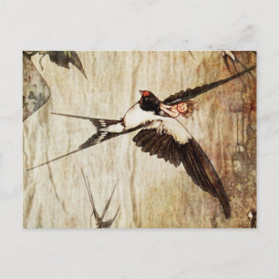 Carte Postale Sur l'aile