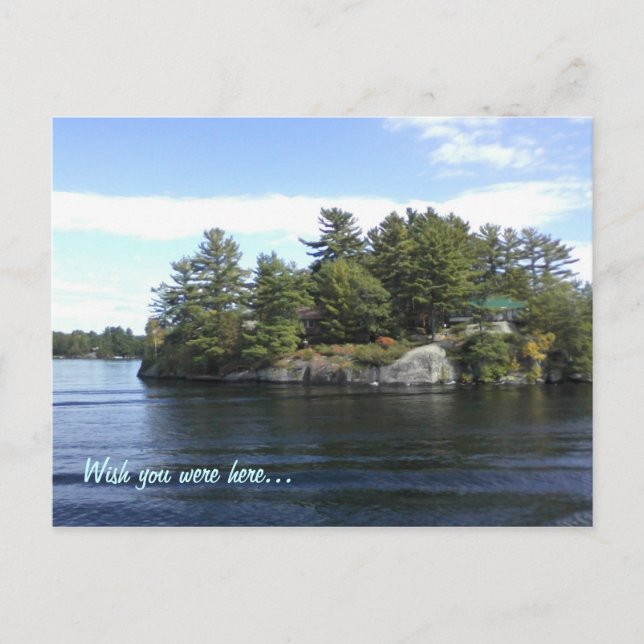 Carte Postale sur le lac (Devant)