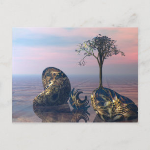 Carte Postale Sur le plan fractal 3D infini