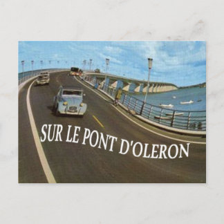 CARTE POSTALE SUR LE PONT OLERON