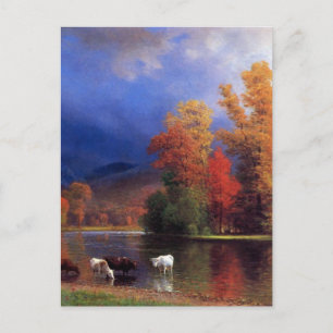 Carte Postale Sur le Saco - Albert Bierstadt