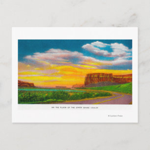 Carte Postale Sur le sol du barrage Upper Grand Coulee