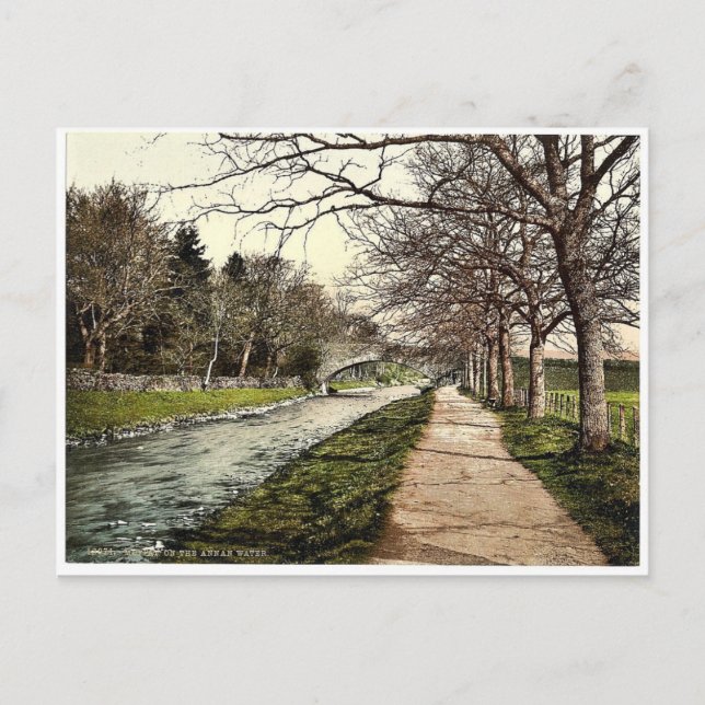 Carte Postale Sur l'eau Annan, Moffat, Ecosse classique Photo (Devant)