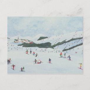 Carte Postale Sur les pistes 1995