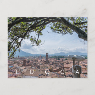 Carte postale sur les toits de Lucca
