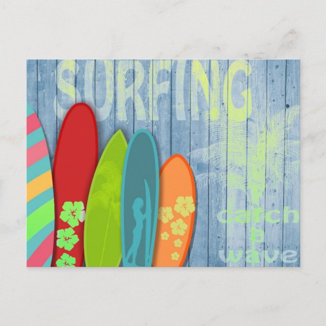 Carte postale Surboard (Devant)