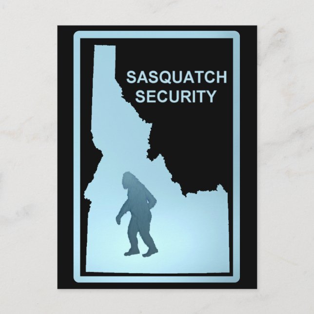 Carte Postale Sûreté Sasquatch (Devant)