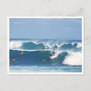 CARTE POSTALE, "SURF À KAUAI"