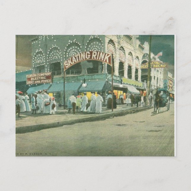 Carte Postale Surf Avenue Coney Island (Devant)