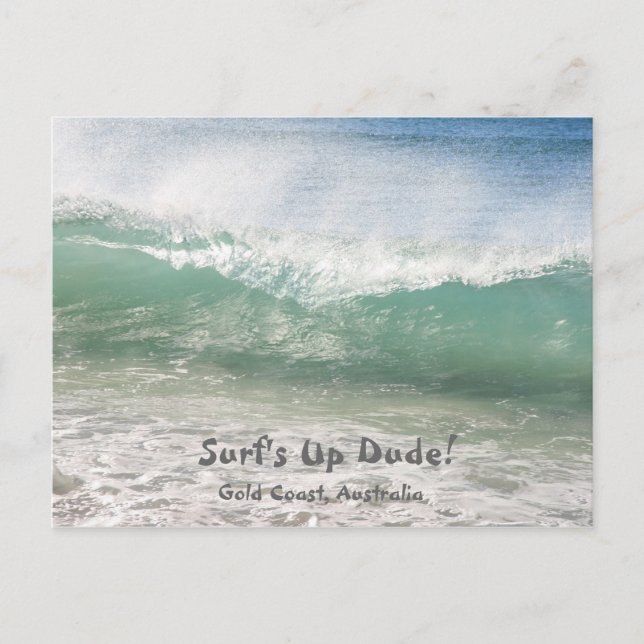Carte postale surf Dude (Devant)