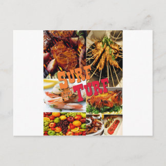 Carte Postale Surf et turf