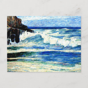 Carte Postale Surf sur les rochers