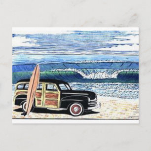 CARTE POSTALE SURFER