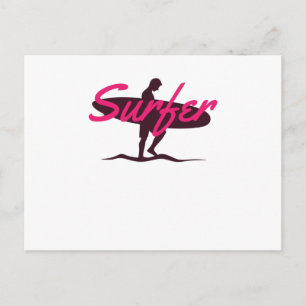 Carte Postale Surfer