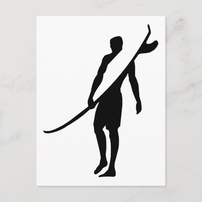 Carte Postale surfer1 (Devant)