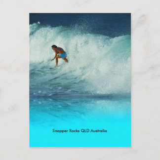 Carte postale Surfer Girl Snapper Rocks QLD Austra