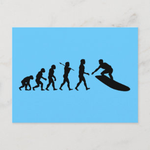 Carte Postale Surfer Surf Sport