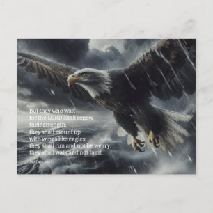 Carte Postale Surmonter La Tempête Ésaïe 40:31