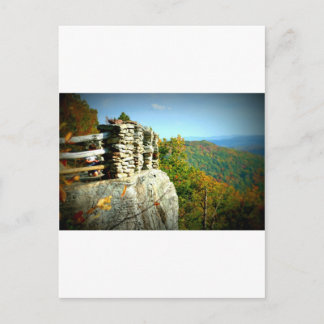 Carte Postale Surplomb de Coopers Rock en automne. Virginie-Occi