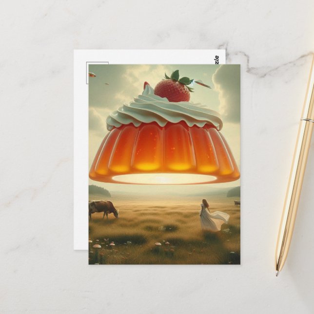 Carte Postale Surreal Sweet Treat (Devant/Arrière en situation)