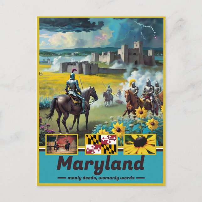 Carte Postale Surréalisme historique du Maryland (Devant)
