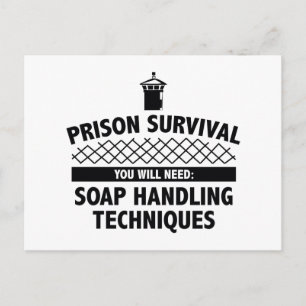 Carte Postale Survie en prison