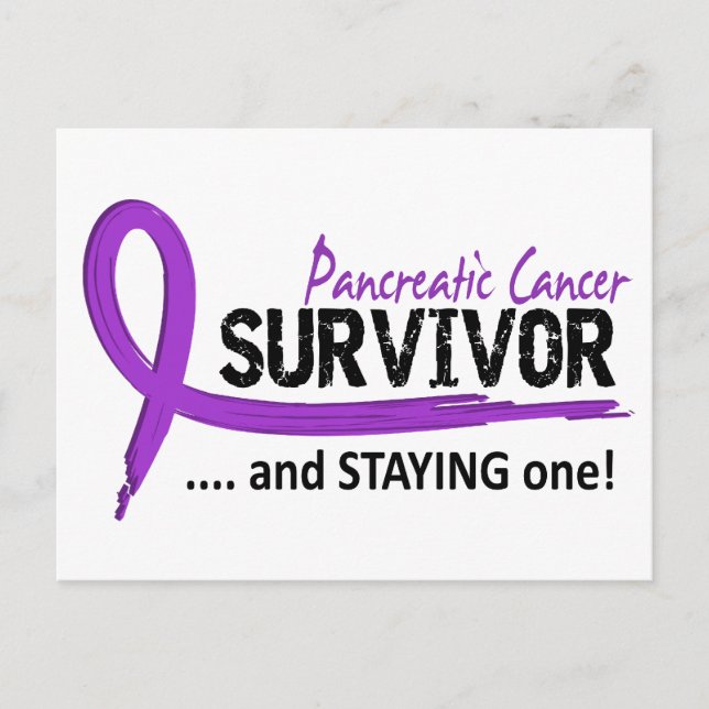 Carte Postale Survivant 8 Cancer pancréatique (Devant)