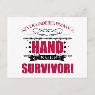 Carte Postale Survivant de la chirurgie manuelle