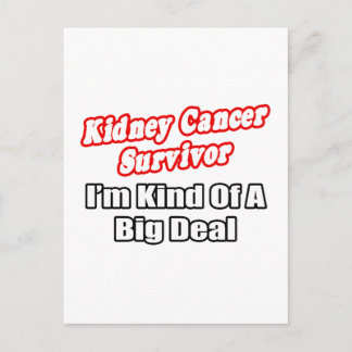 Carte Postale Survivant du cancer du rein...Grosse affaire