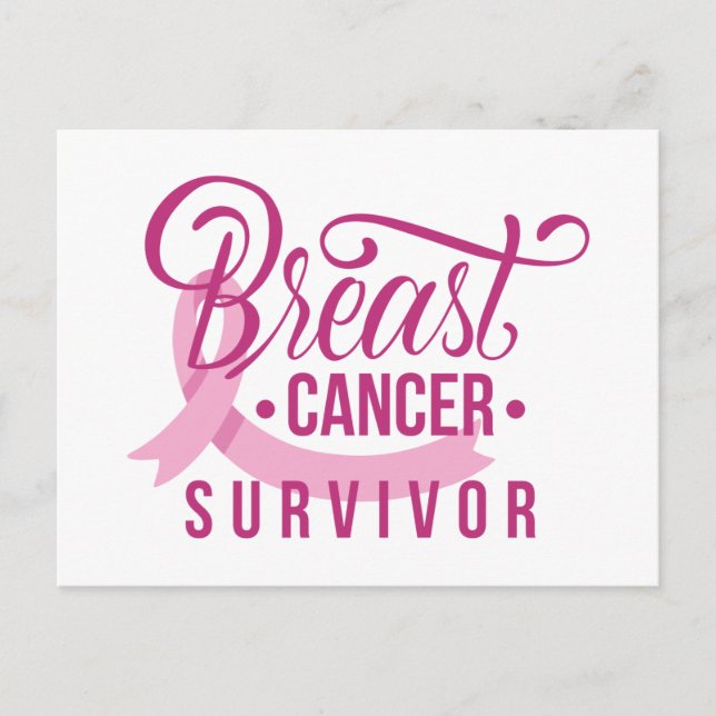 Carte Postale Survivant du cancer du sein (Devant)