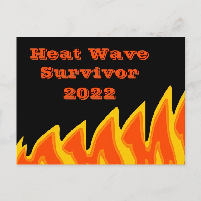 Carte postale Survivor 2022 Heat Wave (Devant)