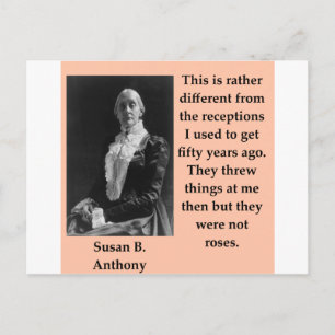 Carte Postale susan b anthony