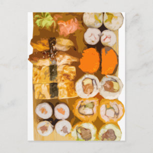 Carte Postale Sushi