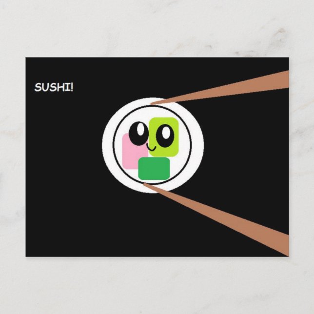 Carte Postale Sushi (Devant)