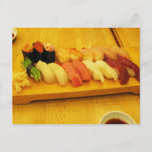 Carte Postale Sushi 寿 司