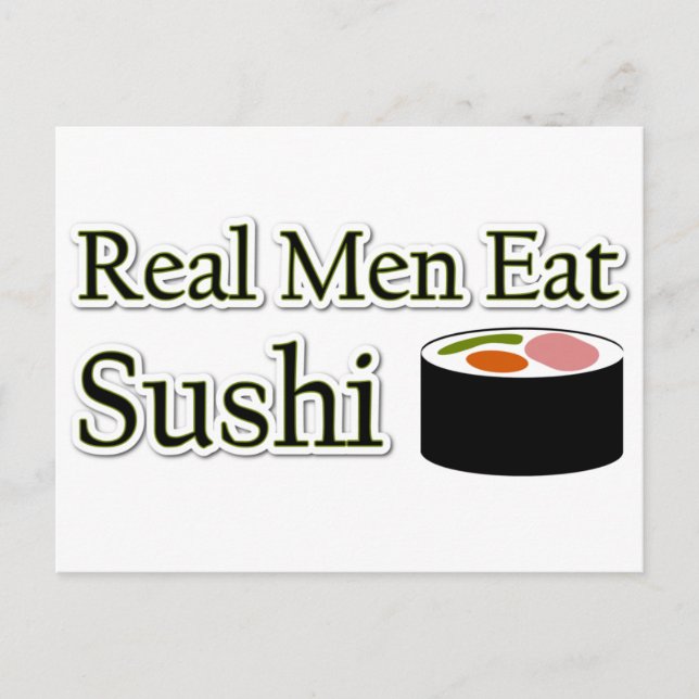 Carte Postale Sushi Dit (Devant)