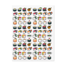 Carte postale Sushi Variété