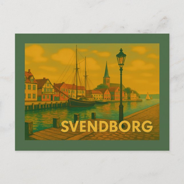Carte Postale Svendborg Denmark Castle (Devant)