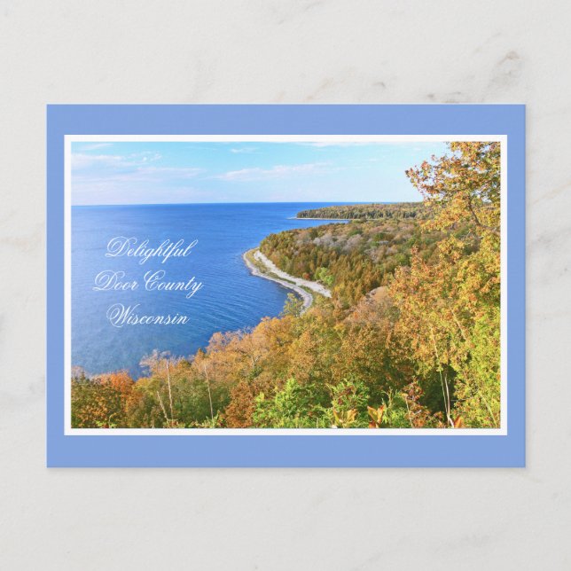 CARTE POSTALE SVEN'S BLUFF/PÉNINSULA STATE PARK/DOOR COUNTY/WIS. (Devant)