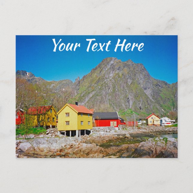 Carte Postale Svolvaer personnalisable, Norvège (Devant)