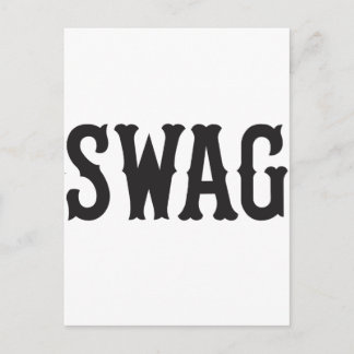 CARTE POSTALE SWAG