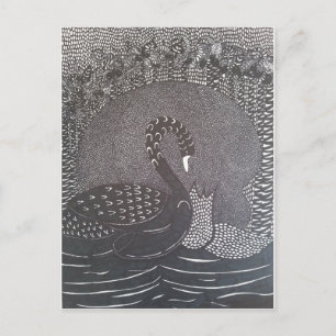 Carte Postale Swan