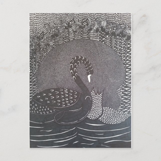 Carte Postale Swan (Devant)