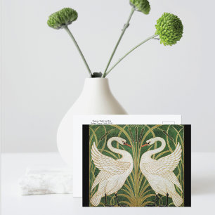 Carte Postale Swans Rush Iris Walter Crane