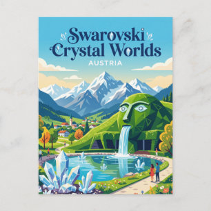 Carte Postale Swarovski Crystal Worlds Autriche
